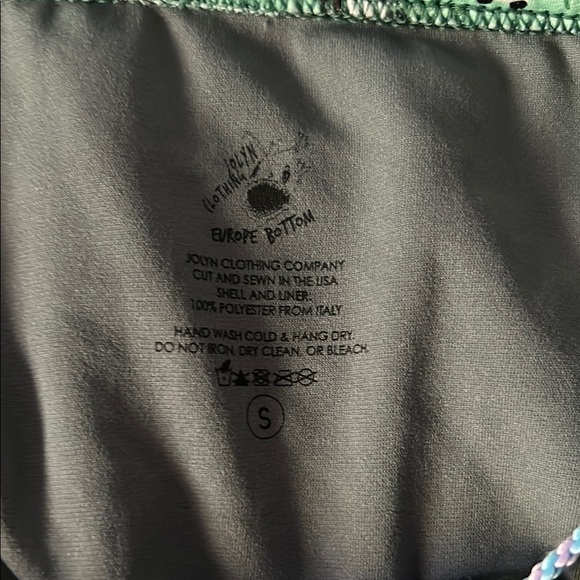 Jolyn Swim water polo sport Panda Print Bikini Bottom - Light Green new - Picture 2 of 5